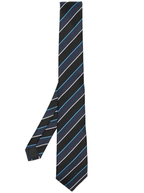 Lanvin diagonal stripe pattern tie Men