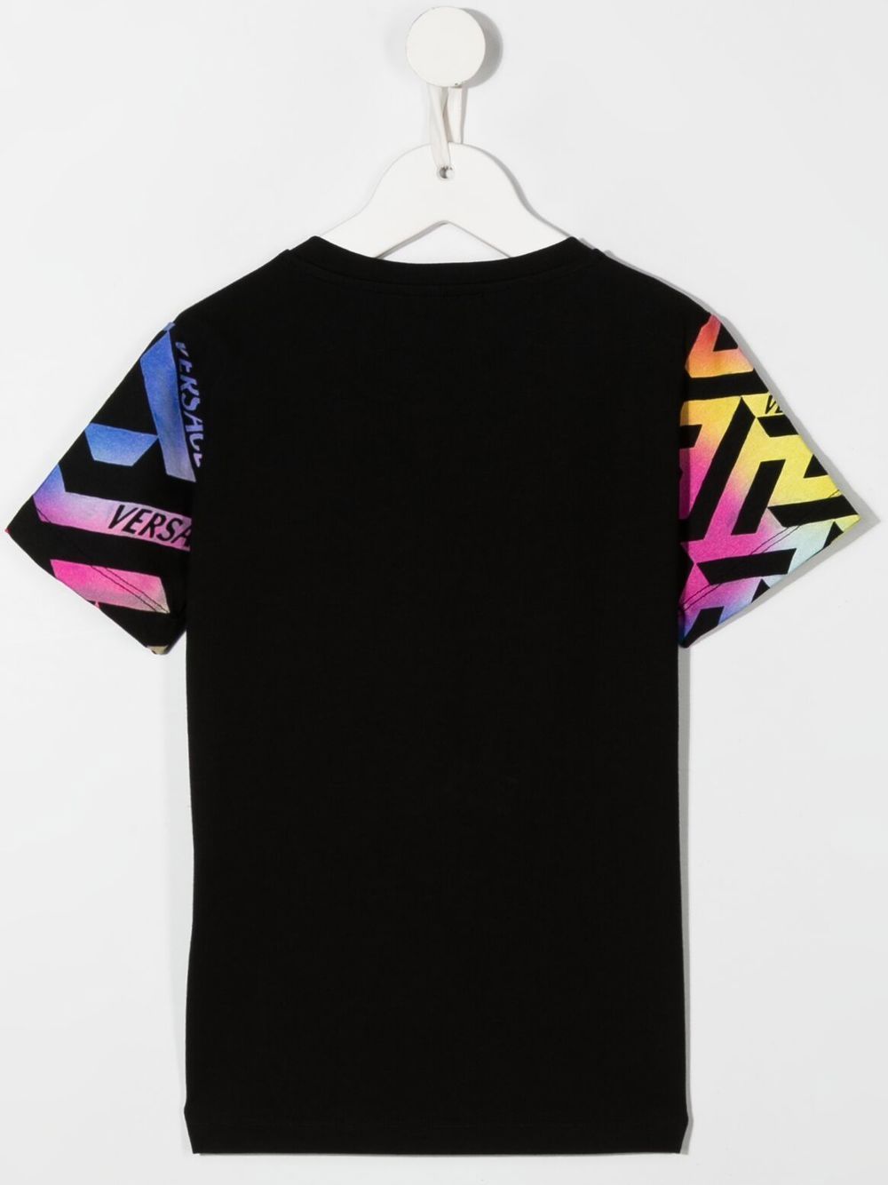 Versace Kids T-shirt met Greca patroon - Zwart