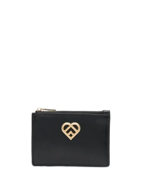 Furla cartera con placa del logo