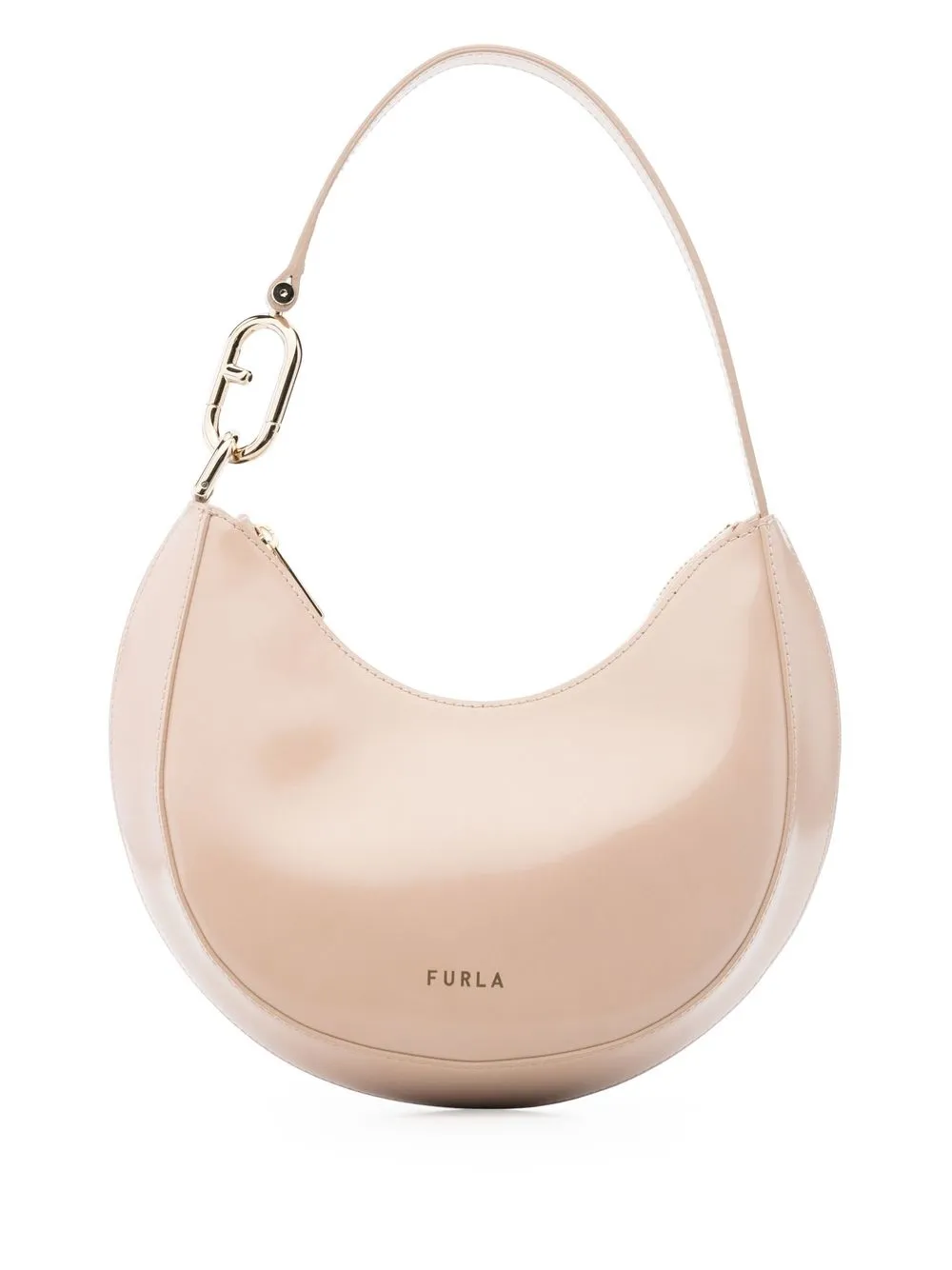 

Furla logo-print shoulder bag - Neutrals