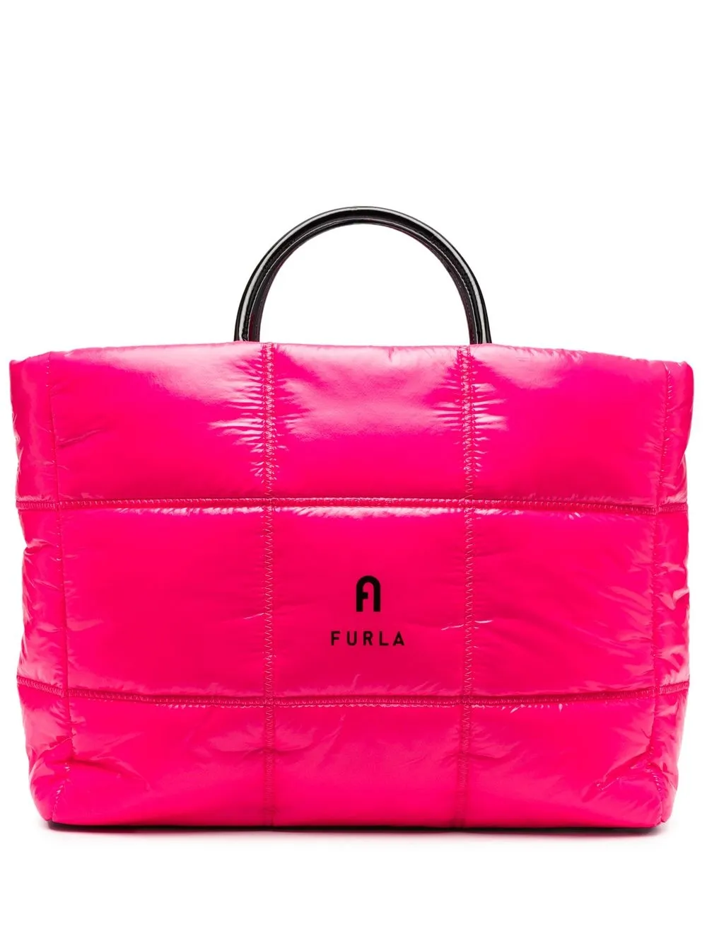 

Furla tote capitonado - Rosado