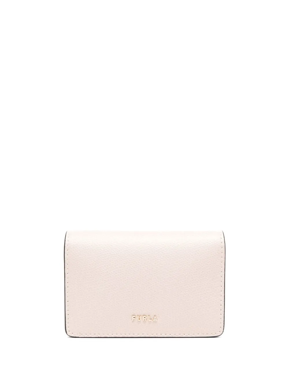 

Furla cartera plegable texturizada - Rosado