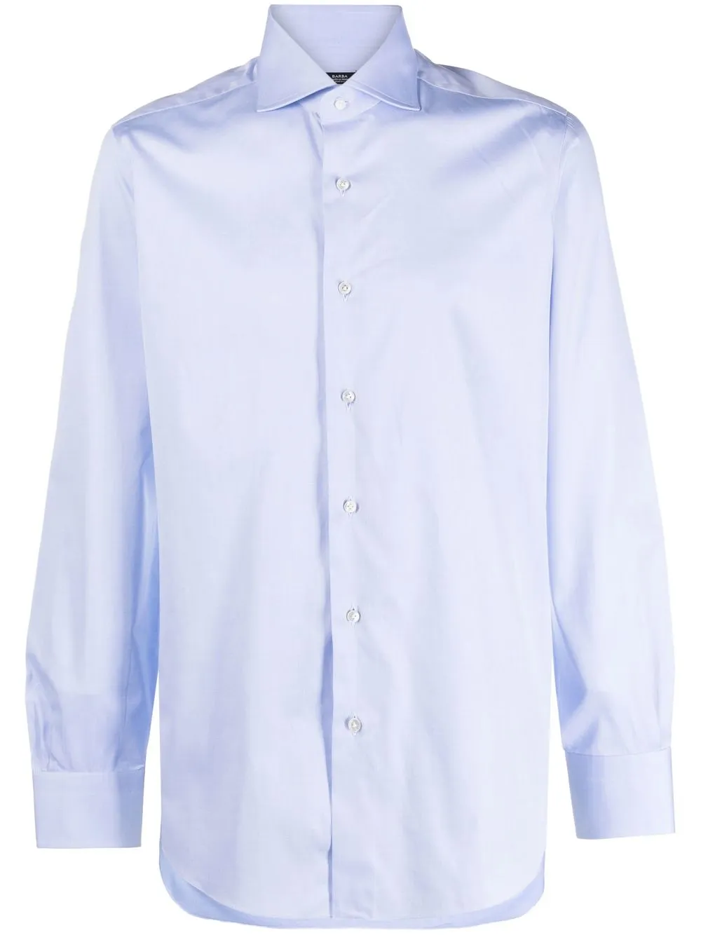 

Barba camisa de vestir con cuello italiano - Azul