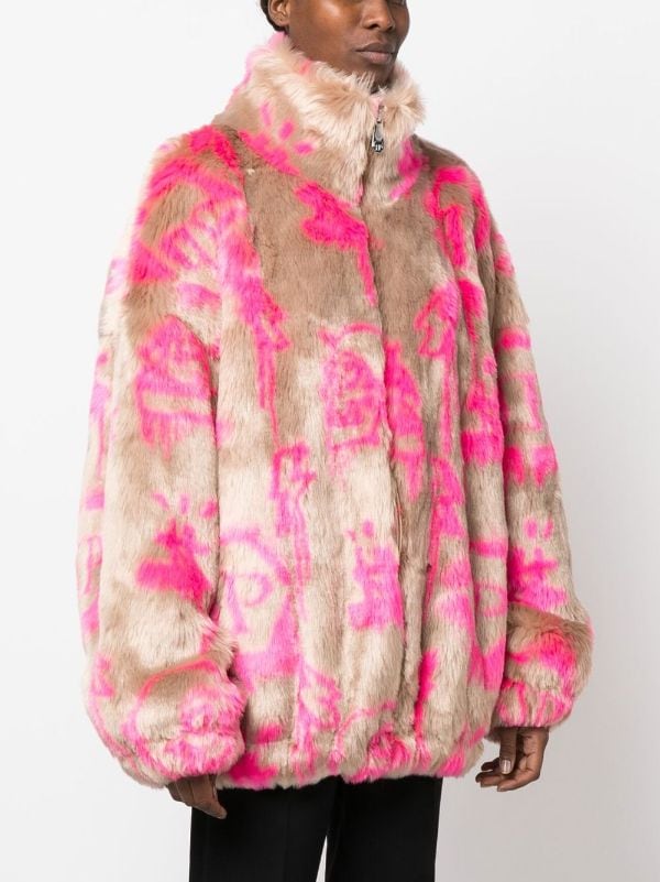 Monogram Fur Jacket 