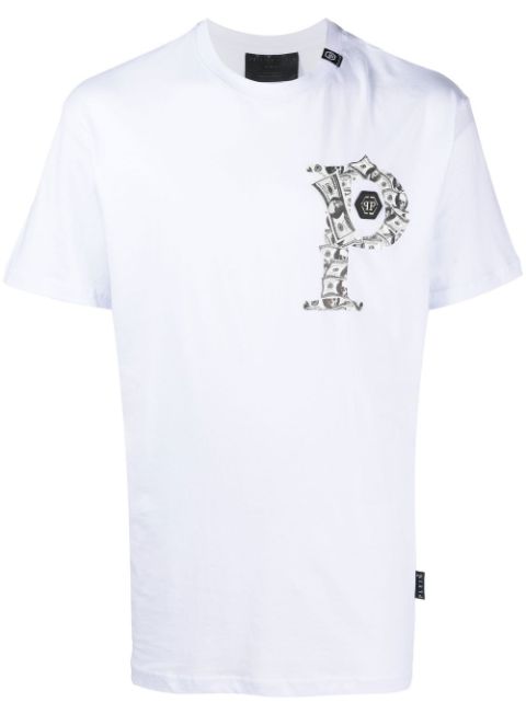 Philipp Plein logo print T-shirt Men