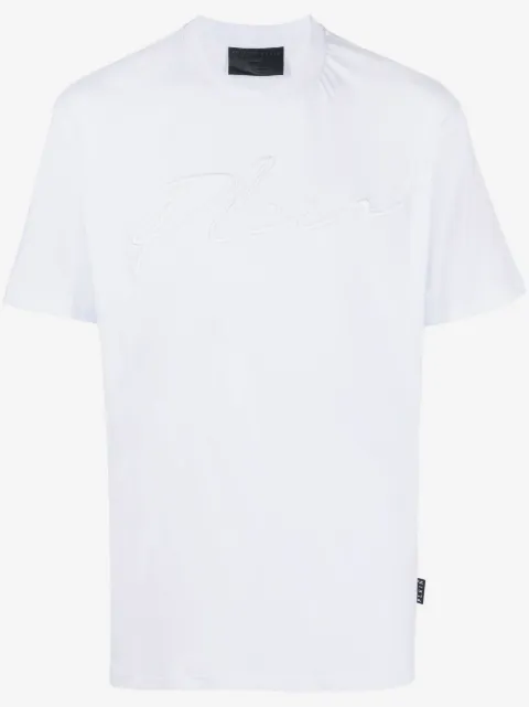Philipp Plein embroidered-logo crew-neck T-shirt