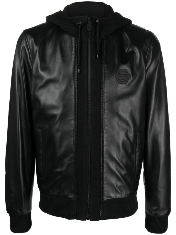 Philipp plein clearance jacket leather