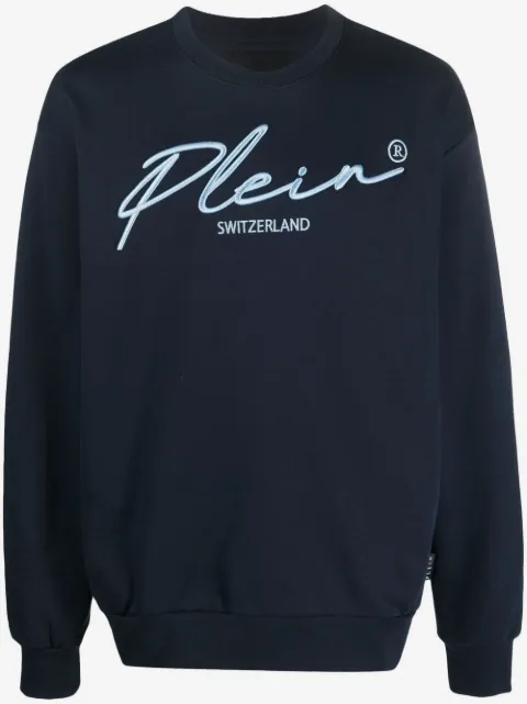 Philipp Plein logo crew-neck sweatshirt