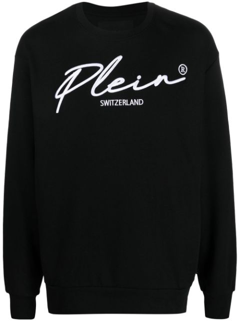 Philipp Plein logo crew-neck jumper Men