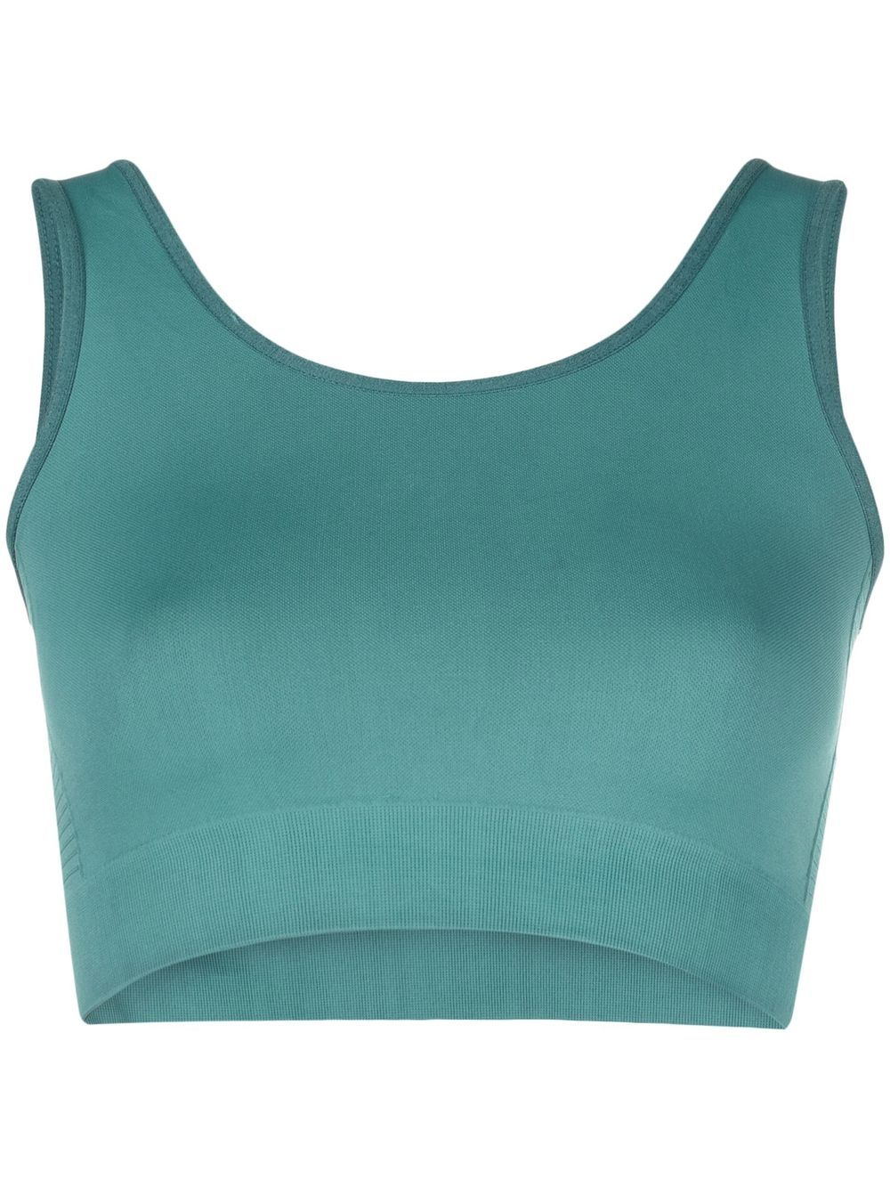 Rick Owens ribbed-knit cropped top - Green