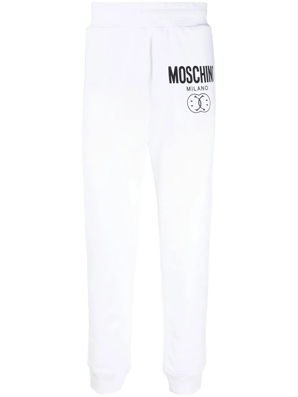 

Moschino pants con logo estampado - Blanco