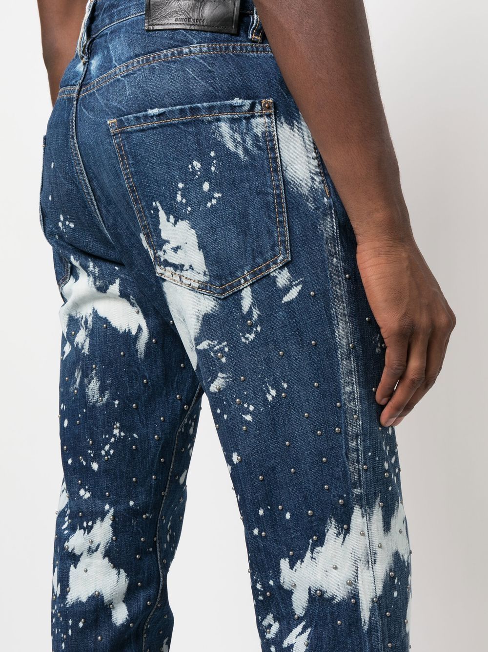 DSQUARED2 bleached tapered-leg jeans Men