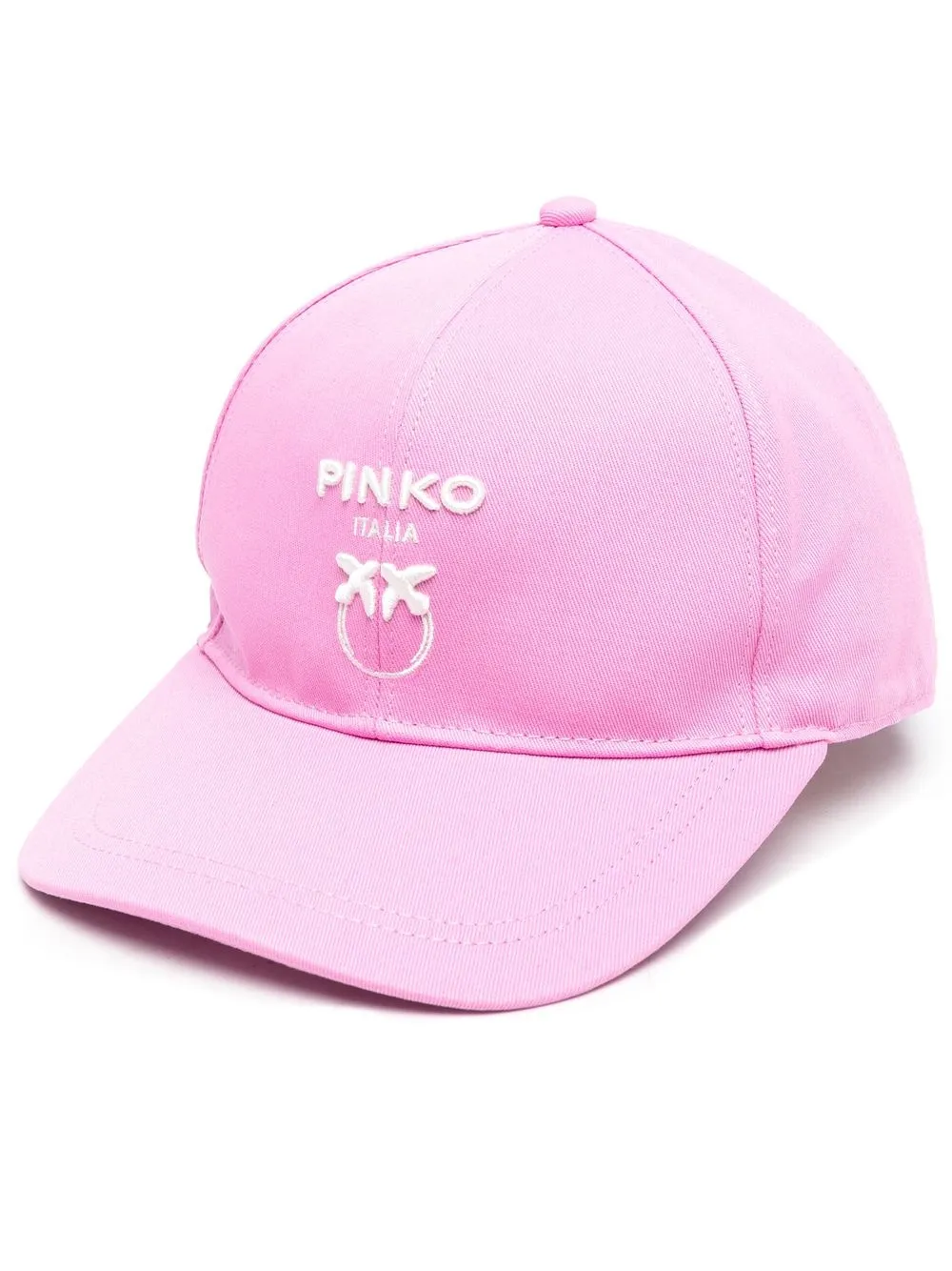 

PINKO gorra con aplique del logo - Rosado