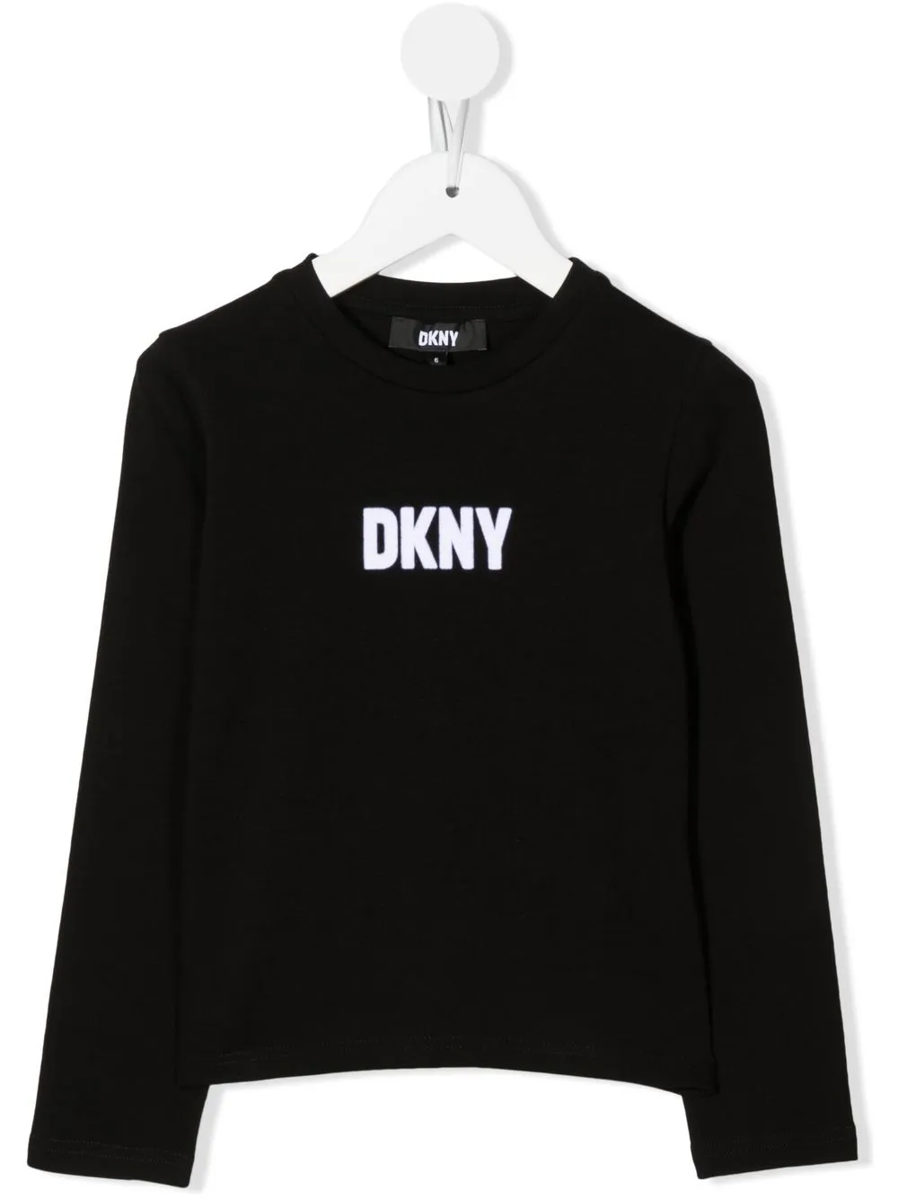 

Dkny Kids sudadera con logo en relieve - Negro