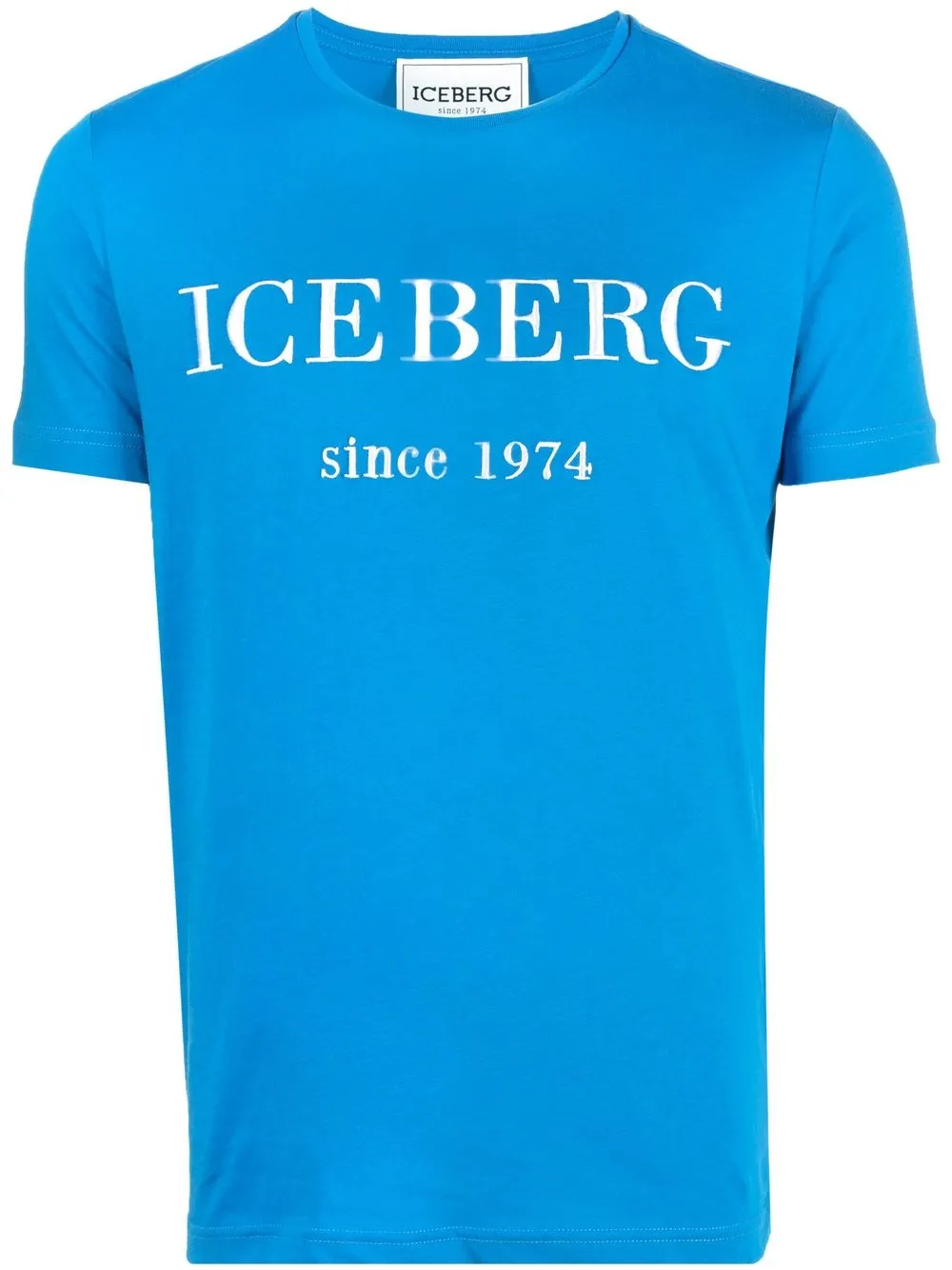 

Iceberg playera con logo bordado - Azul