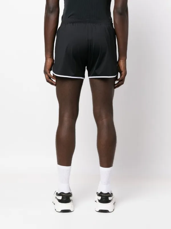 【送料&関税込】Balmain Shorts In Black Viscose Balmain Embossed Bermuda Shorts - Black - PureAtlanta.com