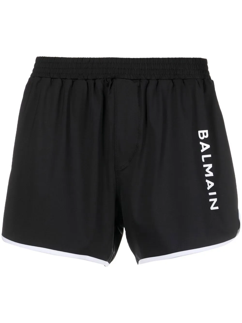 

Balmain logo-print track shorts - Black