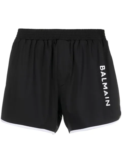 Balmain شورت رياضي بطبعة شعار الماركة