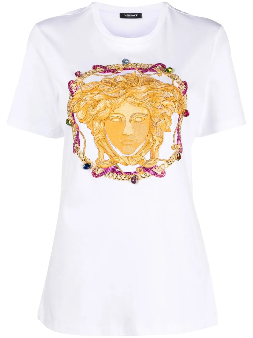 

Versace playera con motivo Medusa Head - Blanco