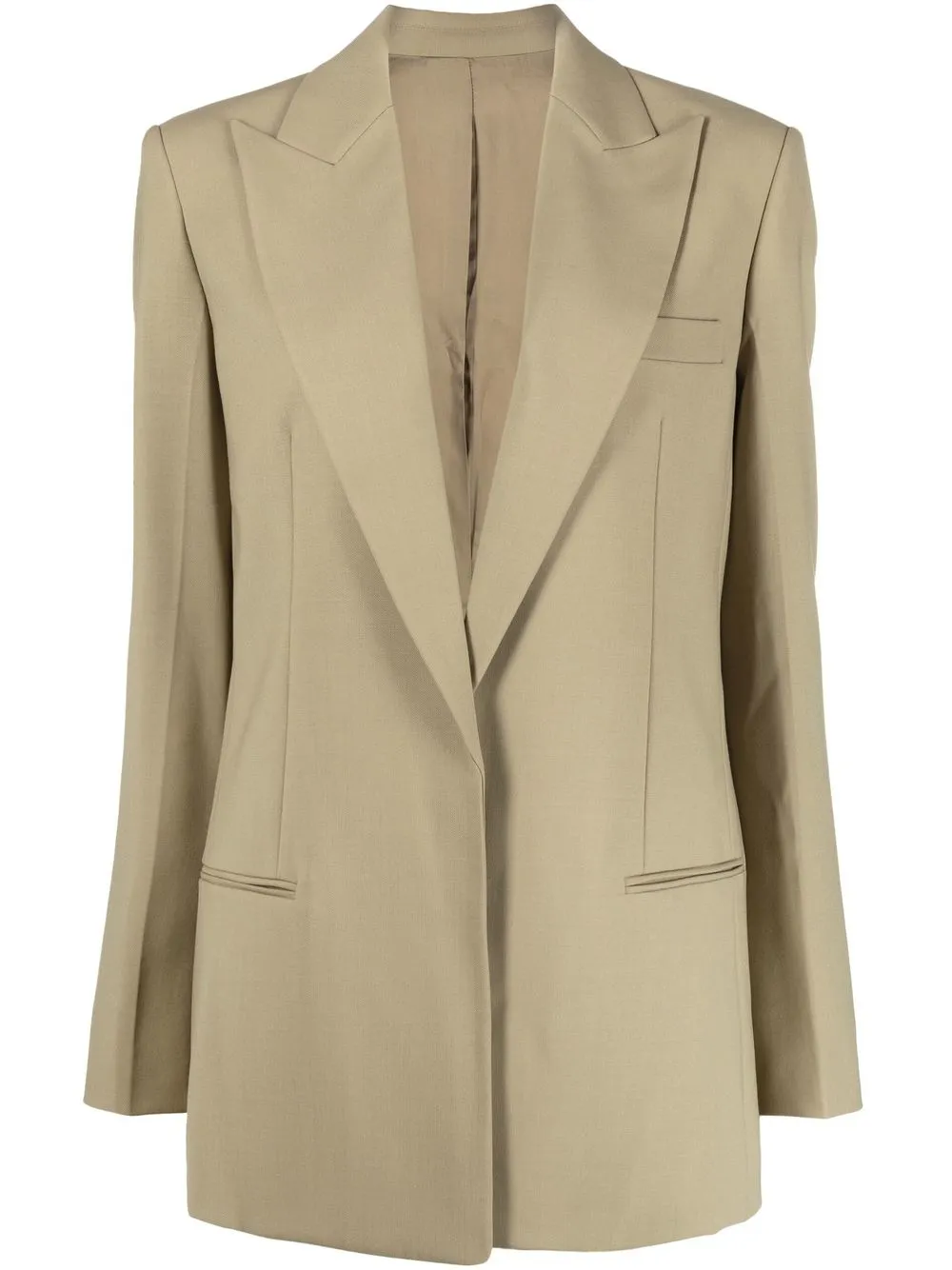 

Helmut Lang dart-detail single-breasted blazer - Green