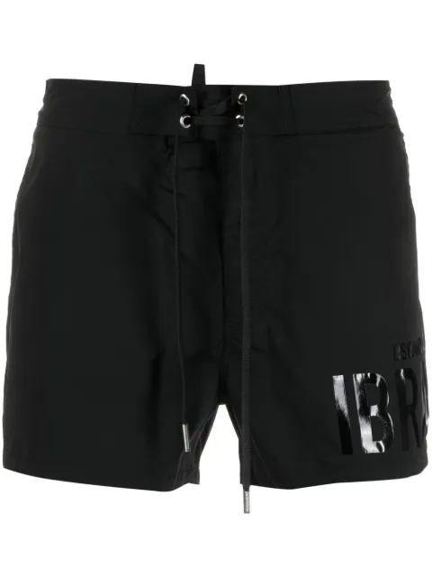 DSQUARED2 logo-print swim shorts
