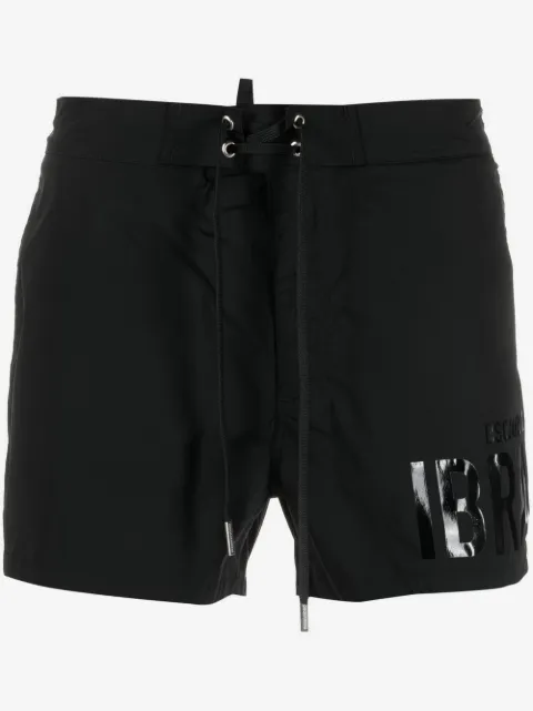 DSQUARED2 logo-print swim shorts