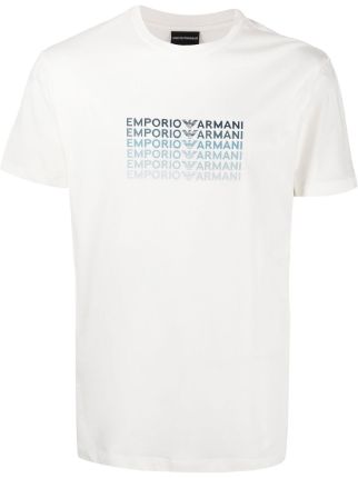 Emporio Armani logo-print short-sleeve T-shirt - Farfetch