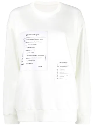 MM6 Maison Margiela パッチ スウェットシャツ - Farfetch