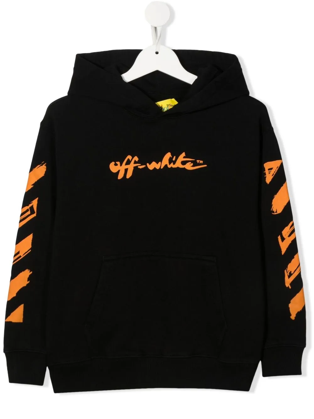 

Off-White Kids hoodie con logo estampado - Negro