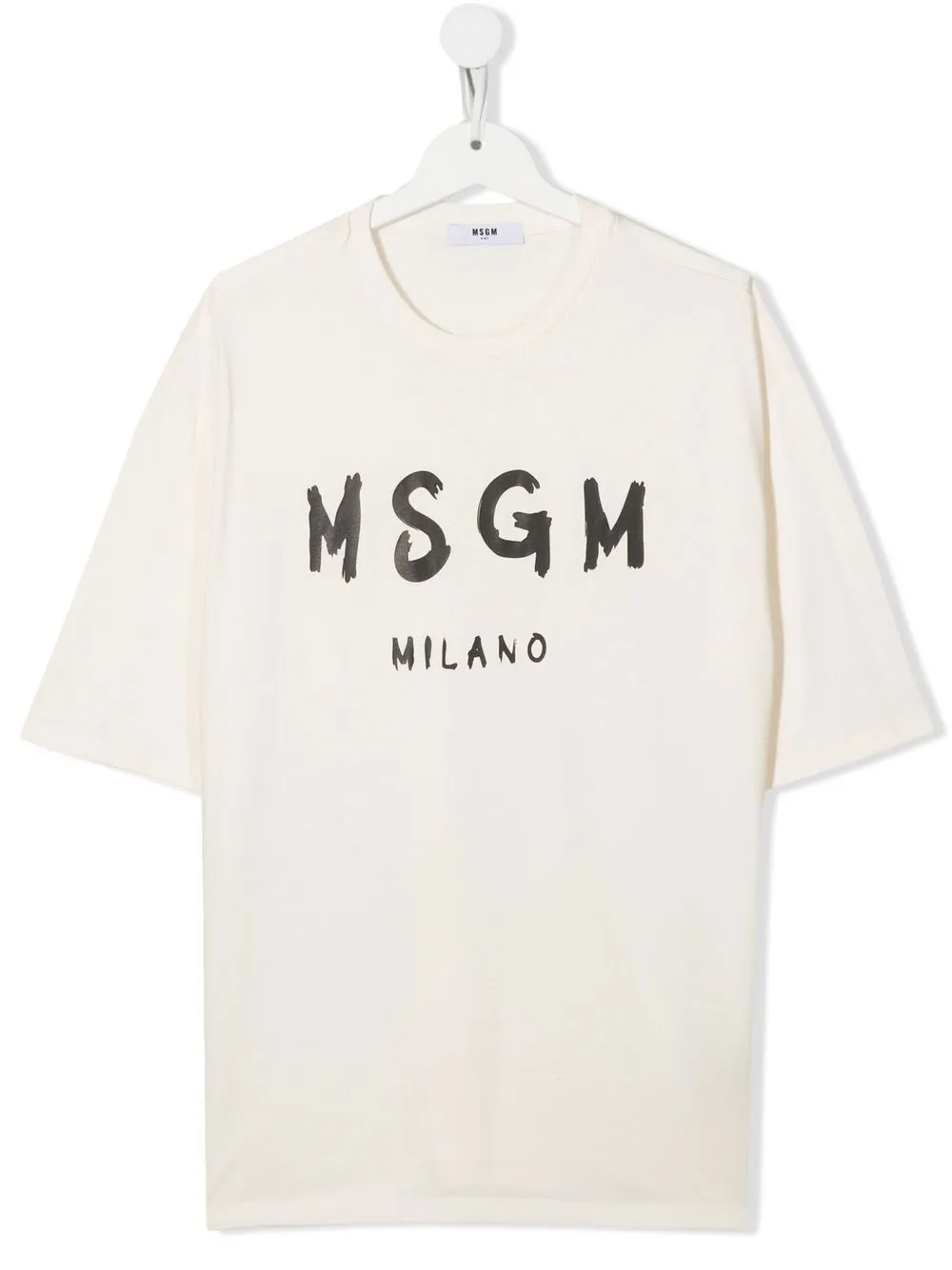 

MSGM Kids logo-print cotton T-Shirt - Neutrals