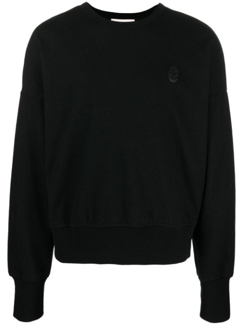 Alexander McQueen logo-patch wool sweatshirt Men