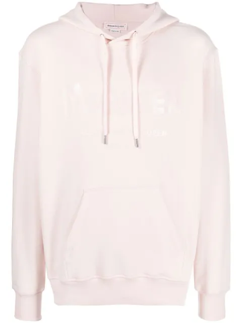 Alexander McQueen Hoodie mit Graffiti-Print