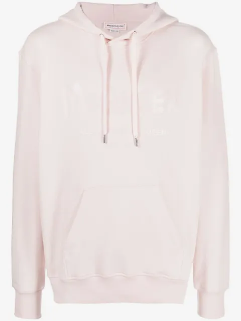 Alexander McQueen hoodie à logo graffiti