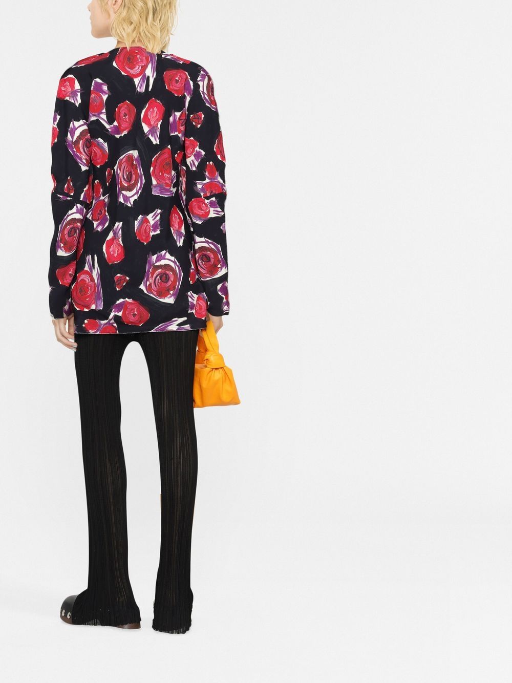 Marni rose print top Women