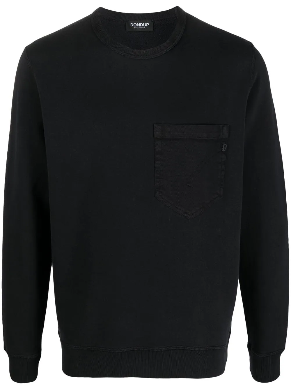 

DONDUP playera con bolsillo en el pecho - Negro