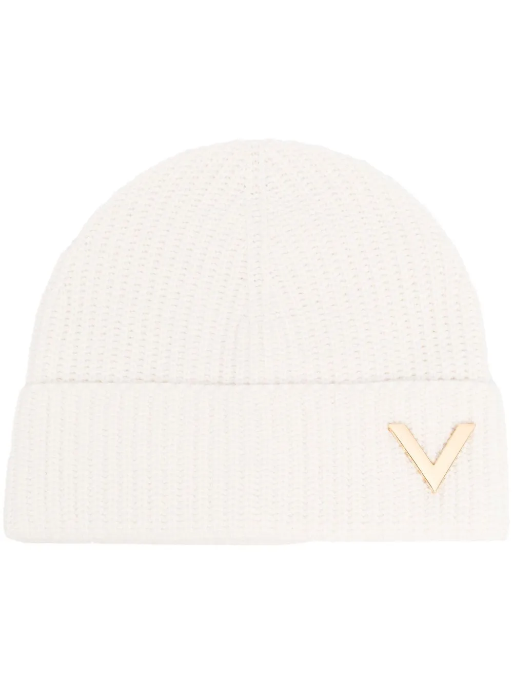 

Valentino VGold cashmere beanie - Neutrals