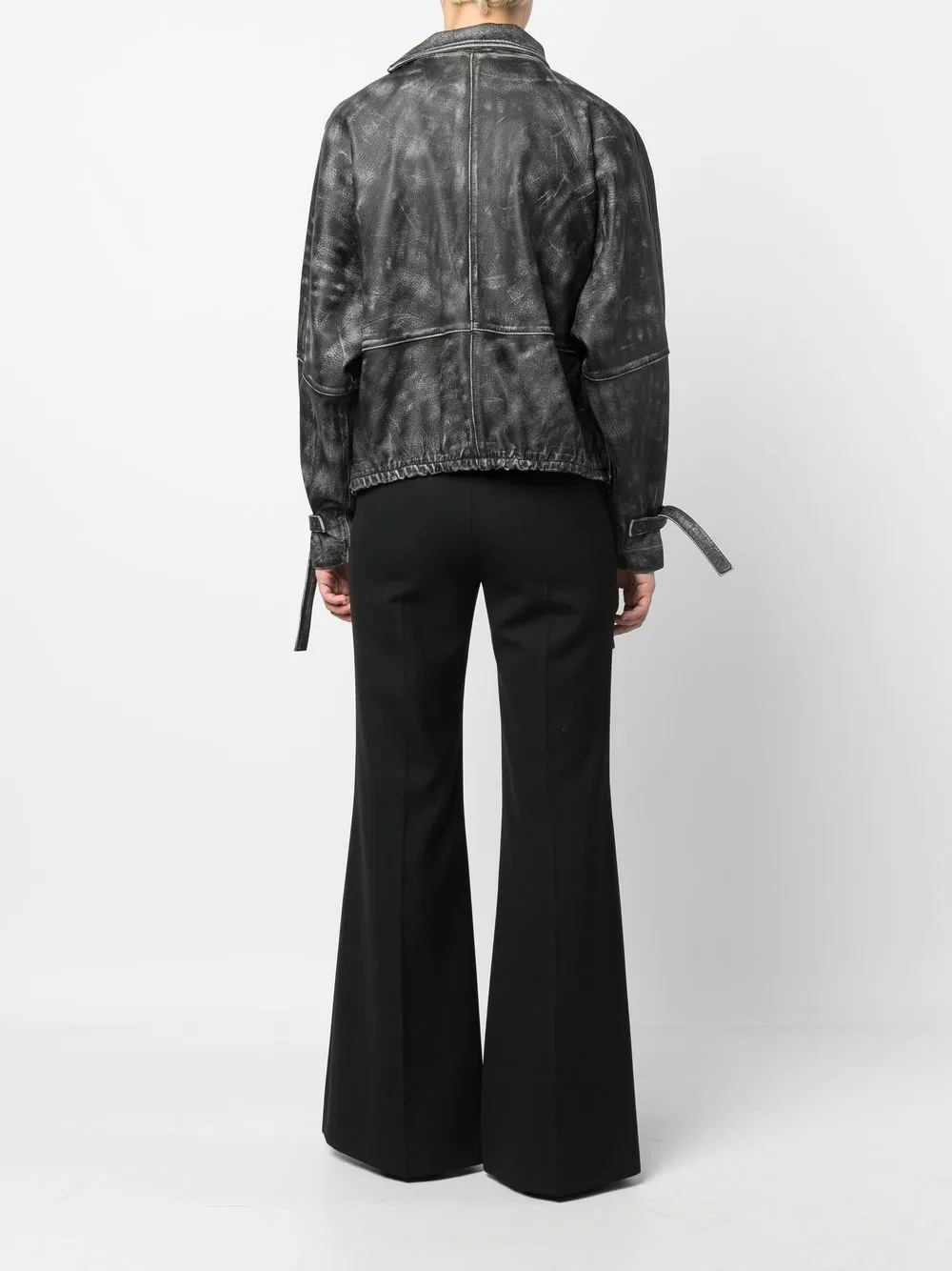 Selene Tie-Detail Printed Jacket