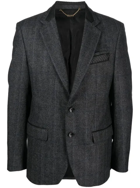 Billionaire blazer con botones y cuadros estampados
