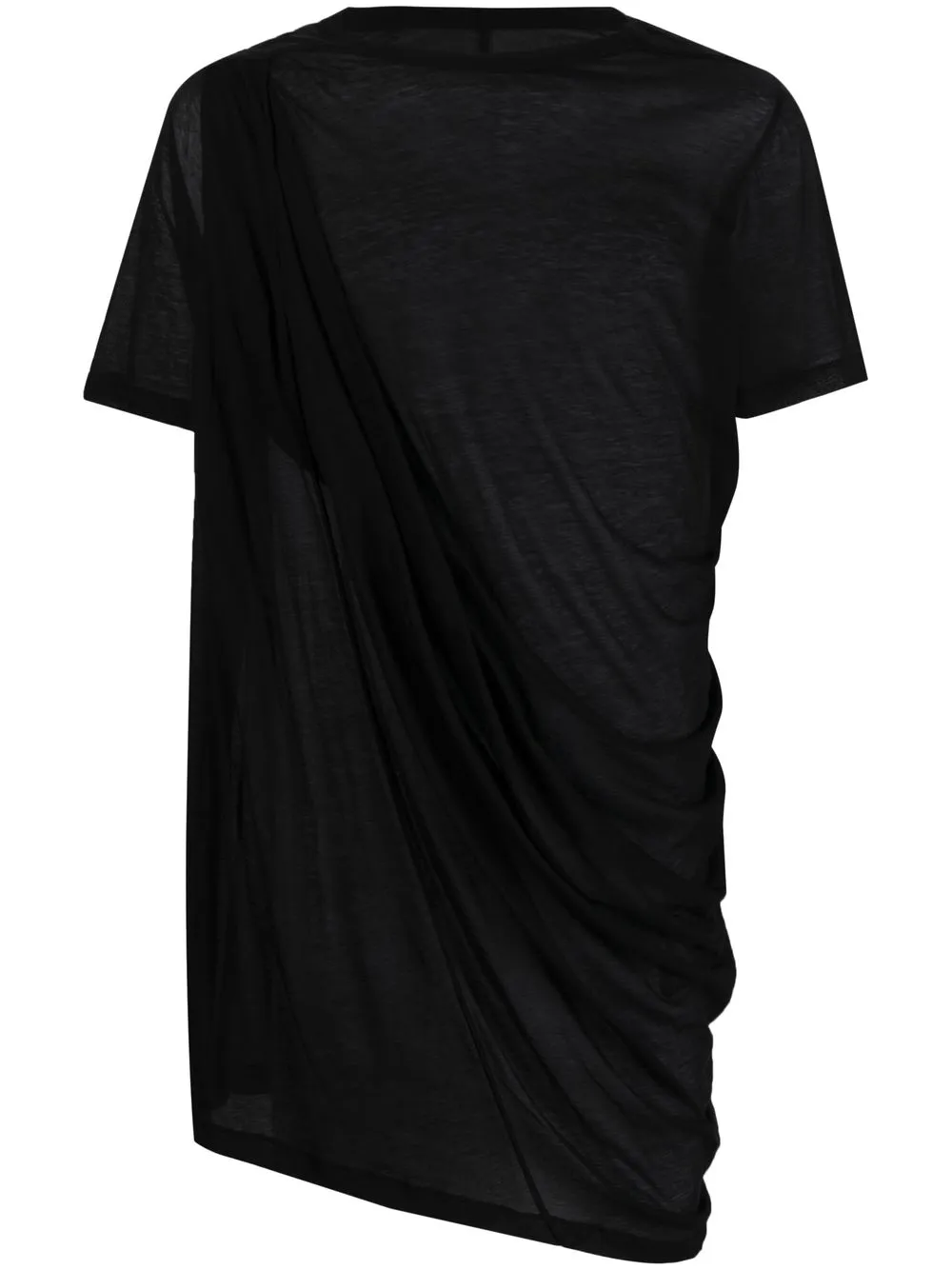 

Rick Owens playera con diseño drapeado - Negro