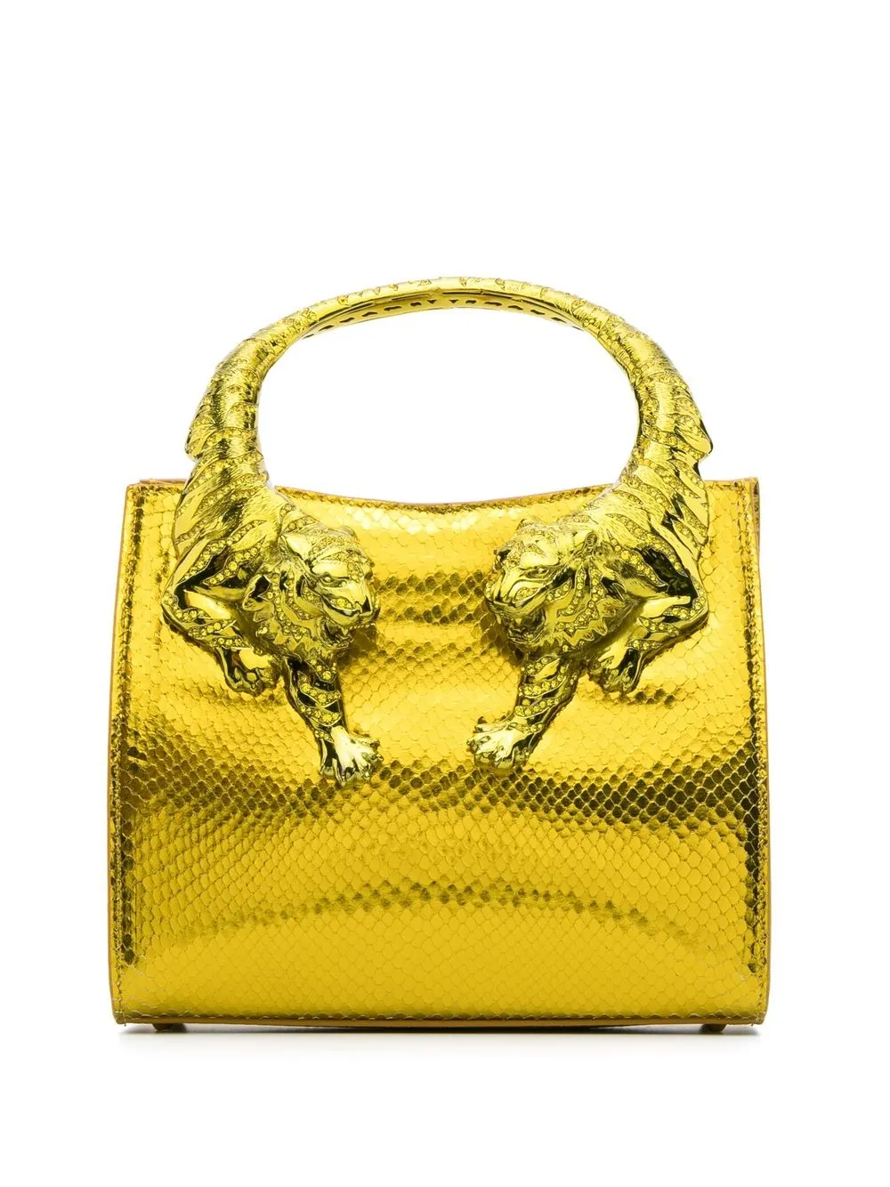 

Roberto Cavalli tiger-detailed tote bag - Yellow