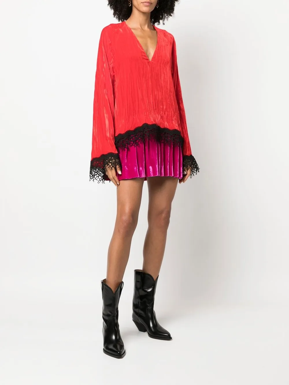 Roberto Cavalli Abito con dettaglio in pizzo | Abiti | Image 3