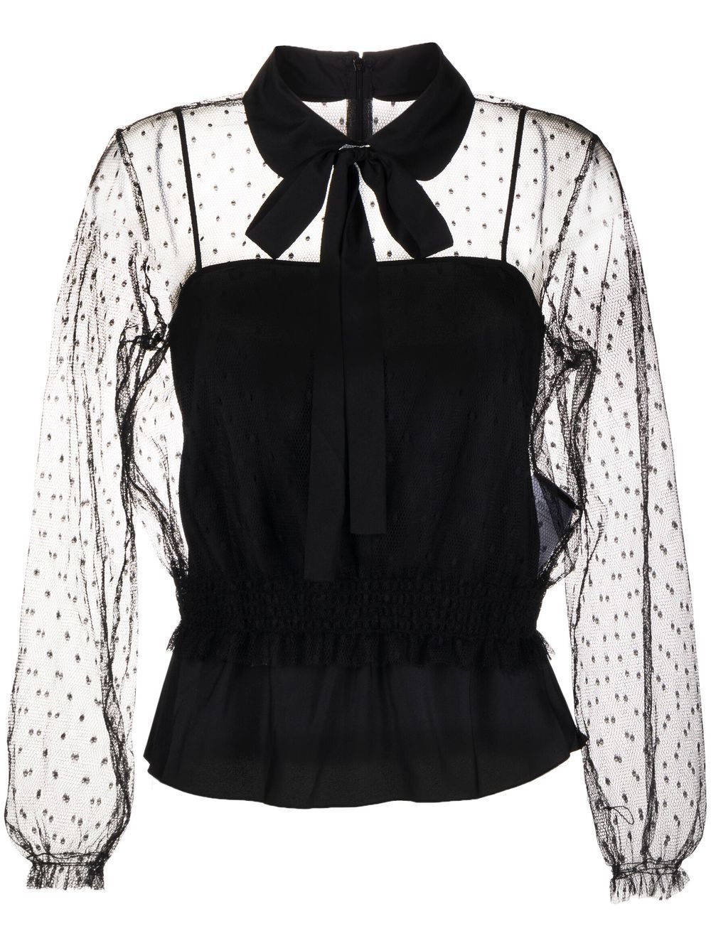 Image 1 of RED Valentino Blusa a pois