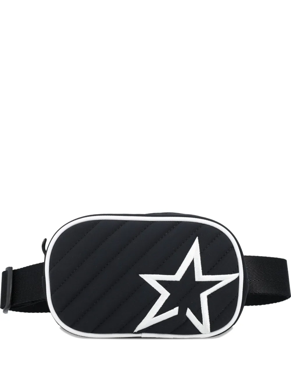 Perfect Moment スターパッチ キルティング ベルトバッグ - ブラック Perfect Moment スターパッチ キルティング ベルトバッグ - ブラック
