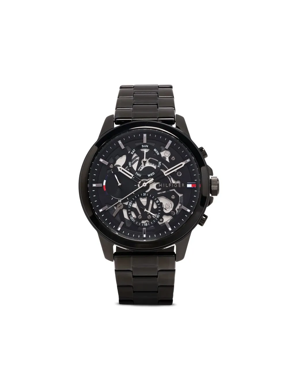 

Tommy Hilfiger tourbillon stainless steel 44mm - Black