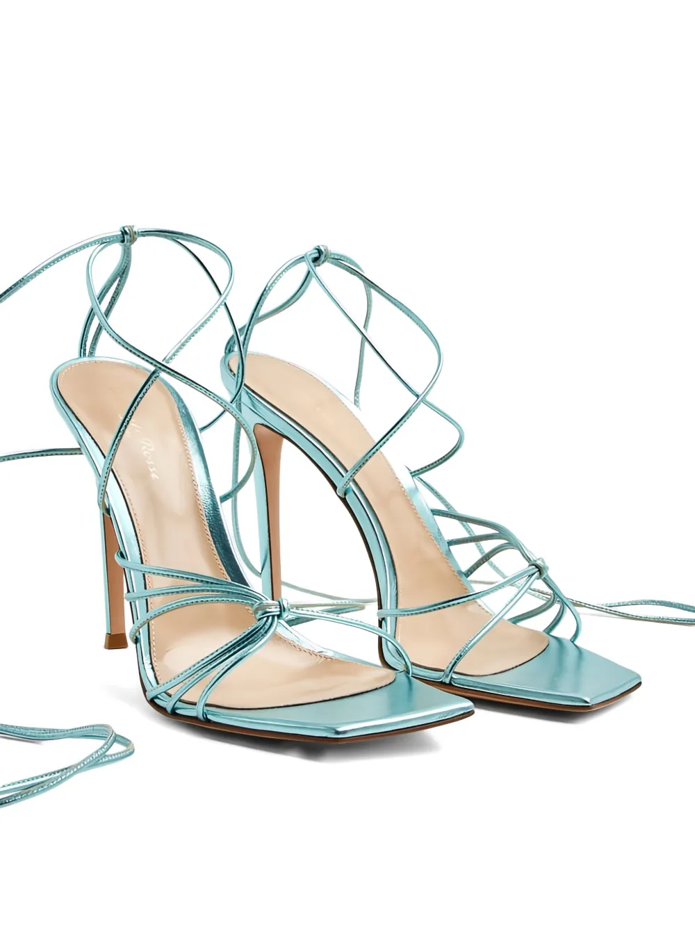 Gianvito Rossi 105mm Sylvie leather sandals Blue