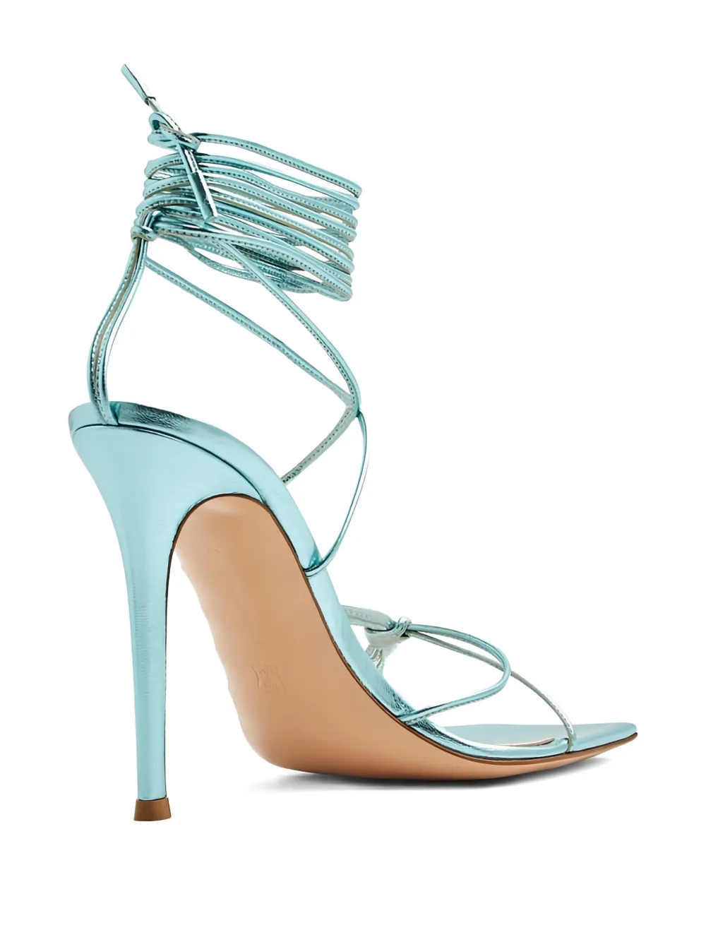 Gianvito Rossi 105mm Sylvie leather sandals Blue