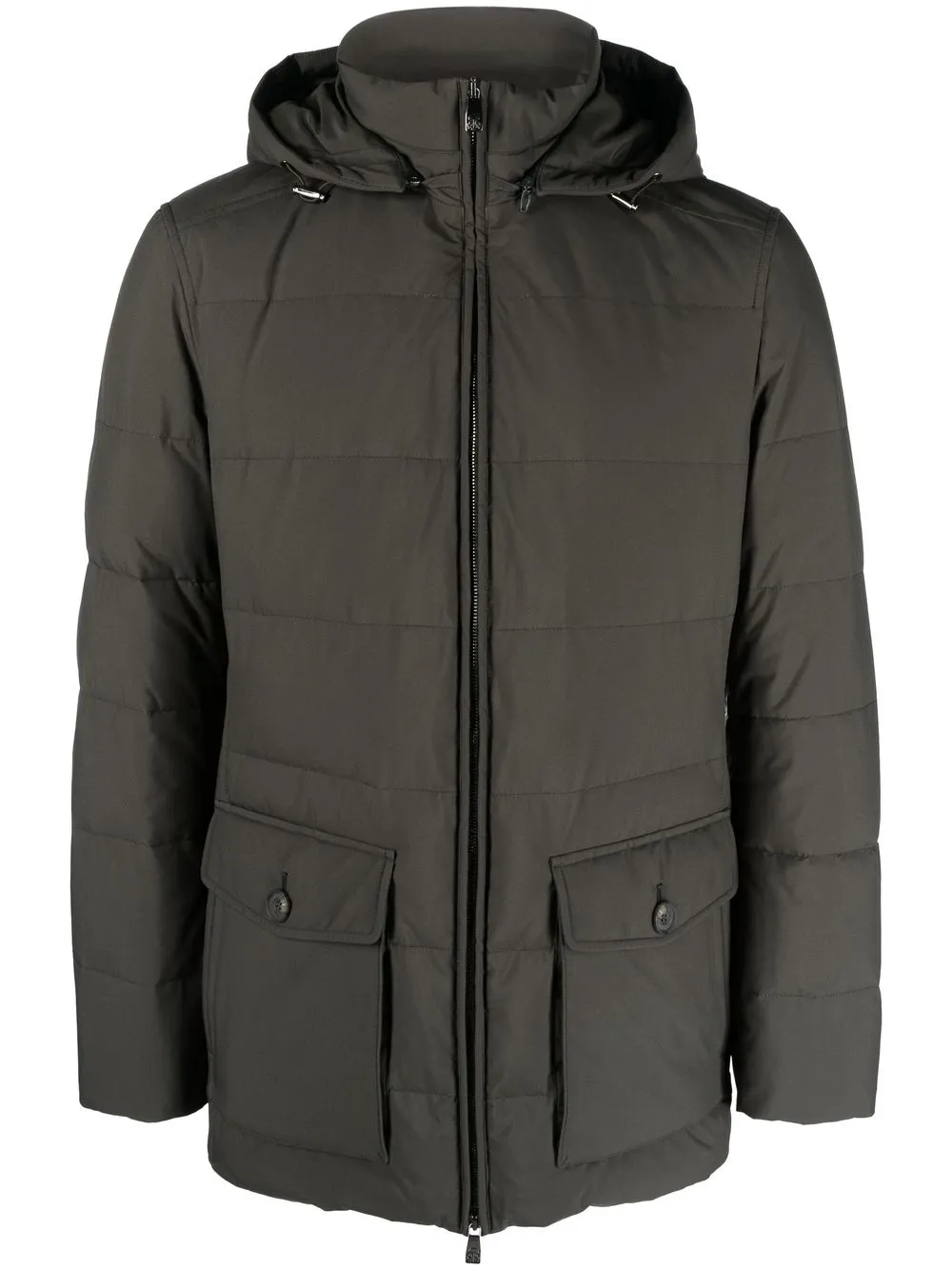 

Corneliani feather-down padded jacket - Green