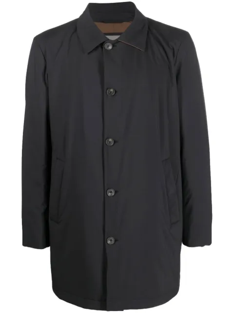 single-breasted trench coat