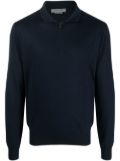 Corneliani half-zip sweatshirt - Blue