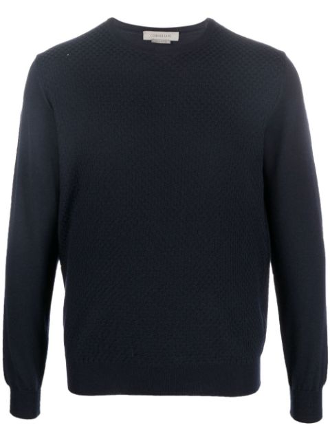 Corneliani crew-neck long-sleeve jumper 